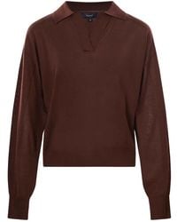 Soeur - V-Neck Long-Sleeve Sweater - Lyst