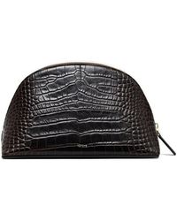 TOTEME - Crocodile-Embossed Clutch Bag - Lyst