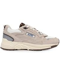Autry - Hyperway Leopard-Print Panelled Sneakers - Lyst