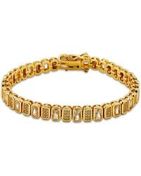 Lady D World - Auric Crystal-Embellished Tennis Bracelet - Lyst