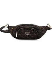 Guess - Gürteltasche Mit Logo-Print - Lyst