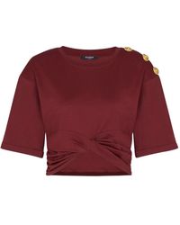 Balmain - Top con detalle de botones - Lyst