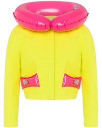Moschino - Inflatable Tweed Jacket - Lyst