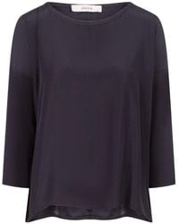 Jucca - Blouse Met Cropped Mouwen - Lyst
