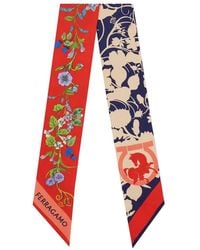 Ferragamo - Pegasus Print Bandeau - Lyst