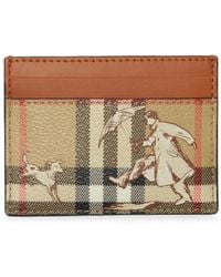 Burberry - Mates Check Card Holder - Lyst