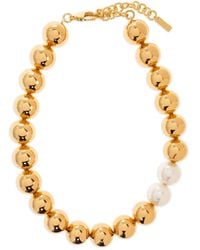 Moschino - Halsketting Met Imitatieparels - Lyst