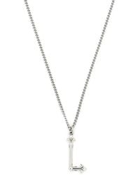 Emanuele Bicocchi - Alphabet Pendant Necklace - Lyst