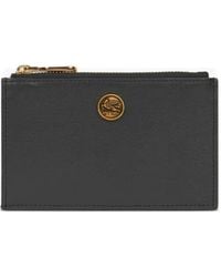 Etro - Portemonnaie mit Pegaso-Applikation - Lyst