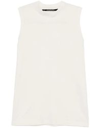 Julius - Sleeveless Crew-Neck T-Shirt - Lyst