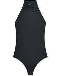 Courreges - Buckle-Detail Bodysuit - Lyst