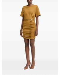 Pinko - Anguillara Short Dress With Belt - Lyst