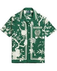 Polo Ralph Lauren - Wimbledon Floral-Print Striped Shirt - Lyst