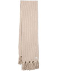 Emporio Armani - Écharpe en crochet à patch logo - Lyst