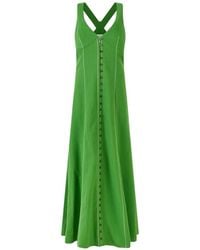 Rosie Assoulin - Row, Row, Row Your Buttons Maxi Dress - Lyst