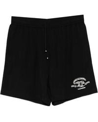 Amiri - Shorts Met Grafische Print En Trekkoord - Lyst