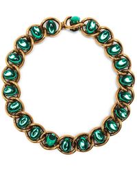 Marni - Cabochon-embellished Chain Necklace - Lyst
