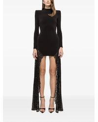 Nissa - Lace-Trim Mini Dress - Lyst