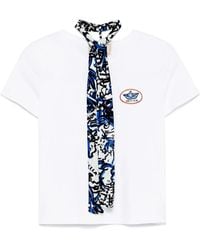 ALESSANDRO ENRIQUEZ - T-Shirt mit Patch-Detail - Lyst
