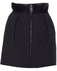 Elisabetta Franchi - Rock mit Logo-Schild - Lyst