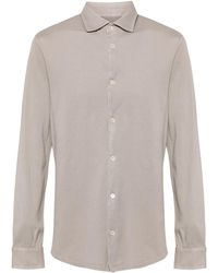 Fedeli - Piqué Cotton Shirt - Lyst