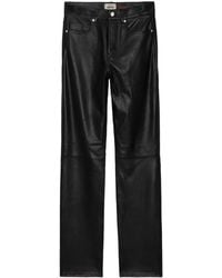 Zadig & Voltaire - John Leather Trousers - Lyst