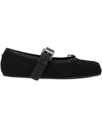 Ann Demeulemeester - Zoey Buckled Ballet Flats - Lyst