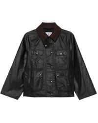 Barbour - X A.P.C. Logo-Embroidered Corduroy-Collar Jacket - Lyst