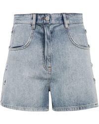 IRO - Canio Jeans-Shorts mit Nieten - Lyst