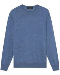 Brooks Brothers - Ribbed-Trim Crew-Neck Sweater - Lyst