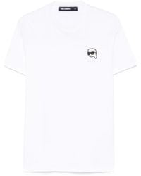 KARL LAGERFELD - Karl Ikon-Patch T-Shirt - Lyst