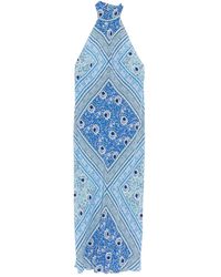 RIXO London - Vestido con estampado de cachemira - Lyst