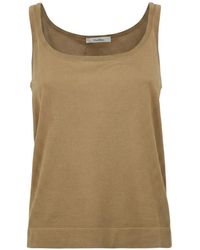 Max Mara - Débardeur En Maille À Encolure Ronde - Lyst