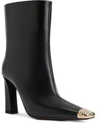 Giuseppe Zanotti - Metallic-Toe Block-Heel Boots - Lyst