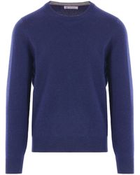 Brunello Cucinelli - Cashmere Crewneck Jumper - Lyst