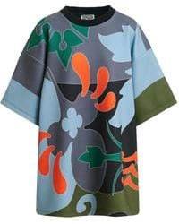 Essentiel Antwerp - Klassic Floral-Print Mini T-Shirt Dress - Lyst