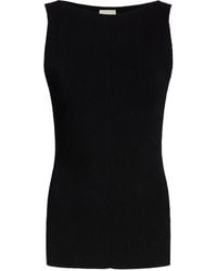KHAITE - The Evelyn Ribbed Tank Top - Lyst