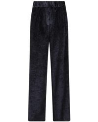 Peserico - Corduroy-Effect Wide-Leg Trousers - Lyst