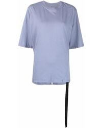 Rick Owens - Drop-Shoulder Cotton T-Shirt - Lyst