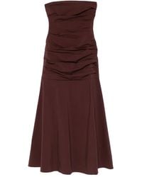 St. Agni - Robe Longue À Design Sans Bretelles - Lyst