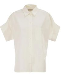 Weekend by Maxmara - Printed Cotton And Silk Shirt - Lyst