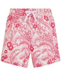 RED Valentino - Floral Shorts - Lyst