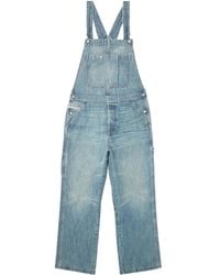 DIESEL - Jeans-Latzhose mit Tasche - Lyst