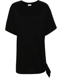 Dries Van Noten - Knot-detail Cotton T-shirt - Lyst
