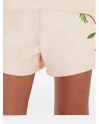 FARM Rio - Coconut Trees Come To Rio Embroidered Shorts - Lyst