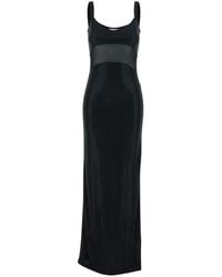 Twentyfourhaitch - Robe Longue À Design Sans Manches - Lyst