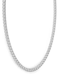 Diamond Essentials - Lab-Grown Diamond Necklace - Lyst