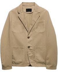 Prada - Blazer Monopetto - Lyst