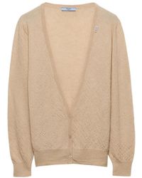 Prada - Cárdigan De Cachemira - Lyst