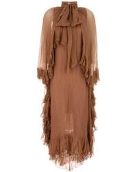 Chloé - Abito Midi Ro06 - Lyst